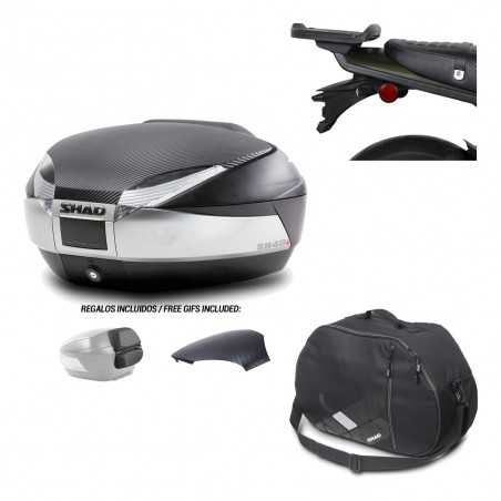 SHAD Baul trasero + herraje montaje bolsa interna SH48 KIT-180720
