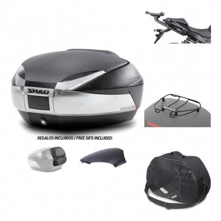 SHAD Baul trasero + herraje montaje accesorios SH48 KIT-180820