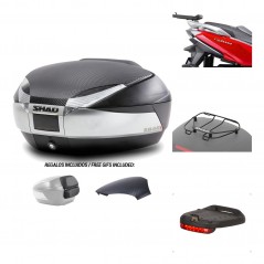 SHAD Baul trasero + herraje montaje accesorios SH48 KIT-180971