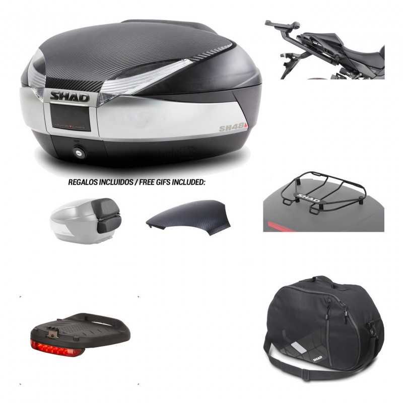 Rear trunk + mounting hardware + accessories  SH48