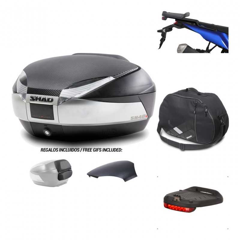 Rear trunk + mounting hardware + accessories  SH48