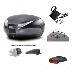 Rear trunk + mounting hardware + accessories  SH48