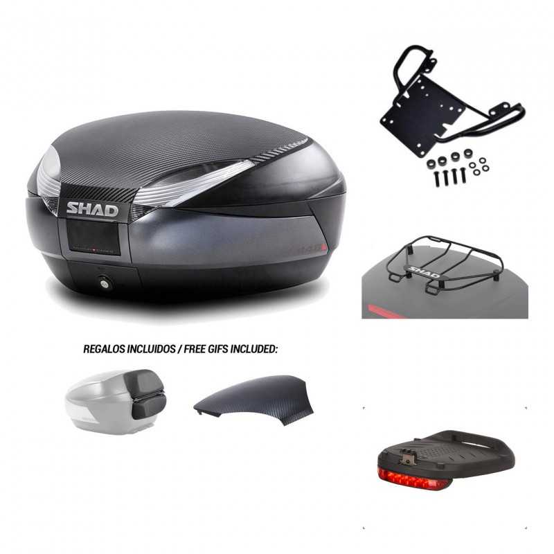 Rear trunk + mounting hardware + accessories  SH48