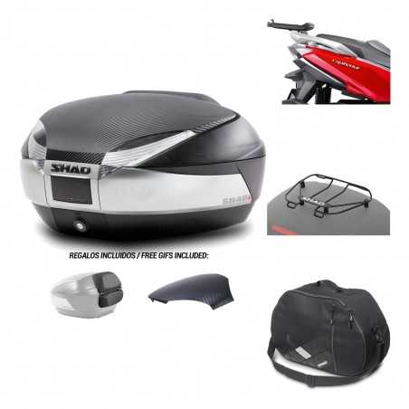 SHAD Baul trasero + herraje montaje accesorios SH48 KIT-180972