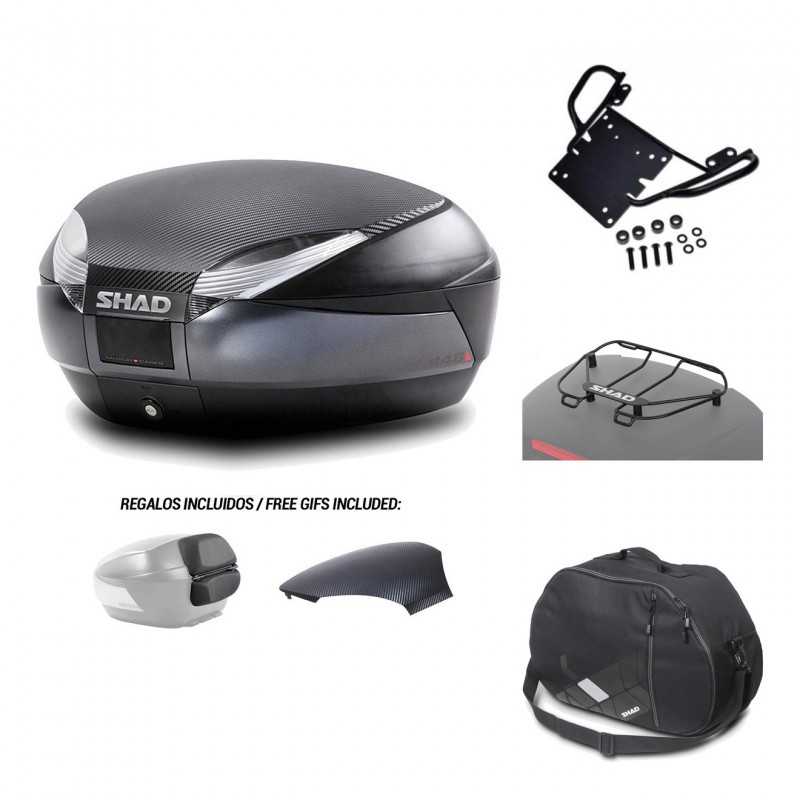 Rear trunk + mounting hardware + accessories  SH48