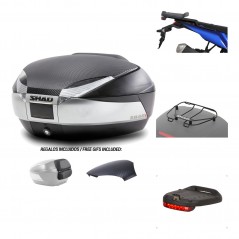 SHAD Baul trasero + herraje montaje accesorios SH48 KIT-180923