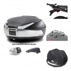 Rear trunk + mounting hardware + accessories  SH48