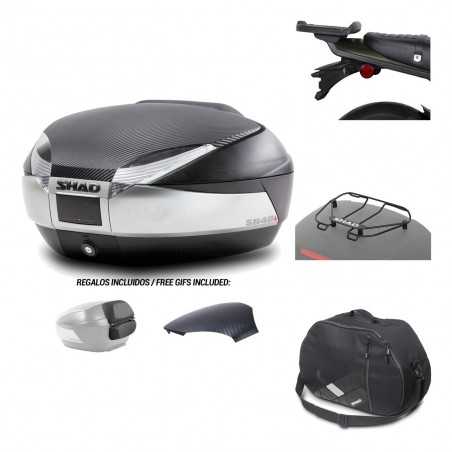 SHAD Baul trasero + herraje montaje accesorios SH48 KIT-180724
