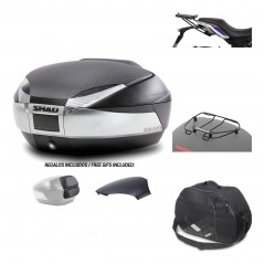 SHAD Baul trasero + herraje montaje accesorios SH48 KIT-180676