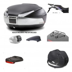 Rear trunk + mounting hardware + accessories  SH48