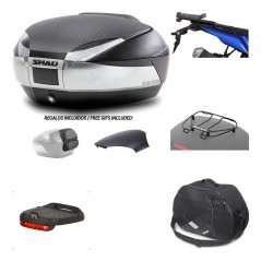 SHAD Baul trasero + herraje montaje accesorios SH48 KIT-180925