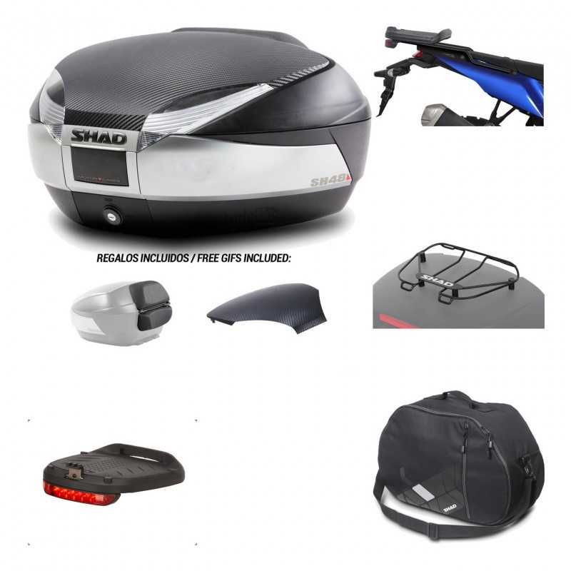 SHAD Baul trasero + herraje montaje accesorios SH48 KIT-180925