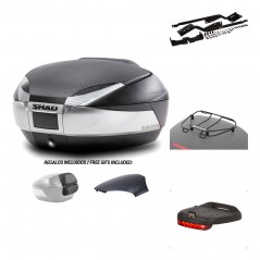 Rear trunk + mounting hardware + accessories  SH48