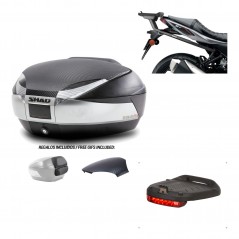 Back trunk + big top fitting + brake light  SH48