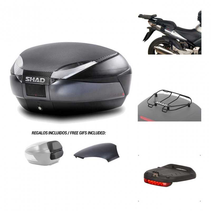 Rear trunk + mounting hardware + accessories  SH48