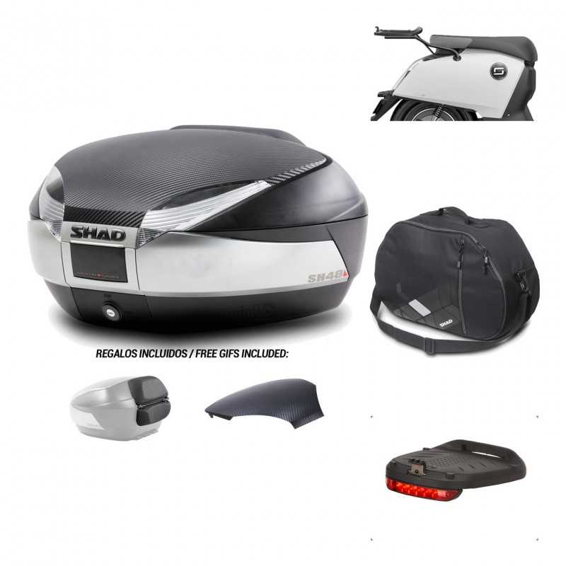 SHAD Baul trasero + herraje montaje accesorios SH48 KIT-180977