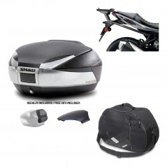 SHAD Baul trasero + herraje montaje bolsa interna SH48 KIT-180728