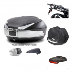 SHAD Baul trasero + herraje montaje accesorios SH48 KIT-180729