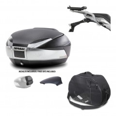 SHAD Baul trasero + herraje montaje bolsa interna SH48 KIT-180680