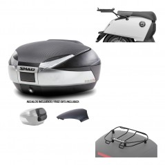 SHAD Baul trasero + herraje montaje parrilla portabultos superior SH48 KIT-180978