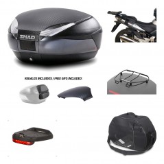 SHAD Baul trasero + herraje montaje accesorios SH48 KIT-181028
