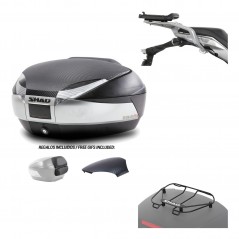 SHAD Baul trasero + herraje montaje parrilla portabultos superior SH48 KIT-180682