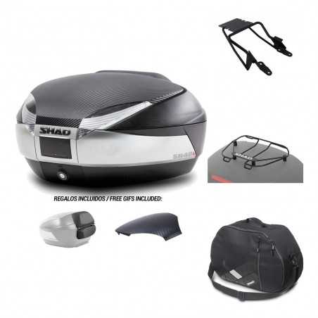 SHAD Baul trasero + herraje montaje accesorios SH48 KIT-180929