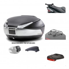 Rear trunk + mounting hardware + accessories  SH48