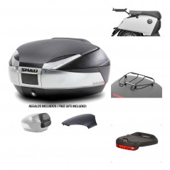SHAD Baul trasero + herraje montaje accesorios SH48 KIT-180979