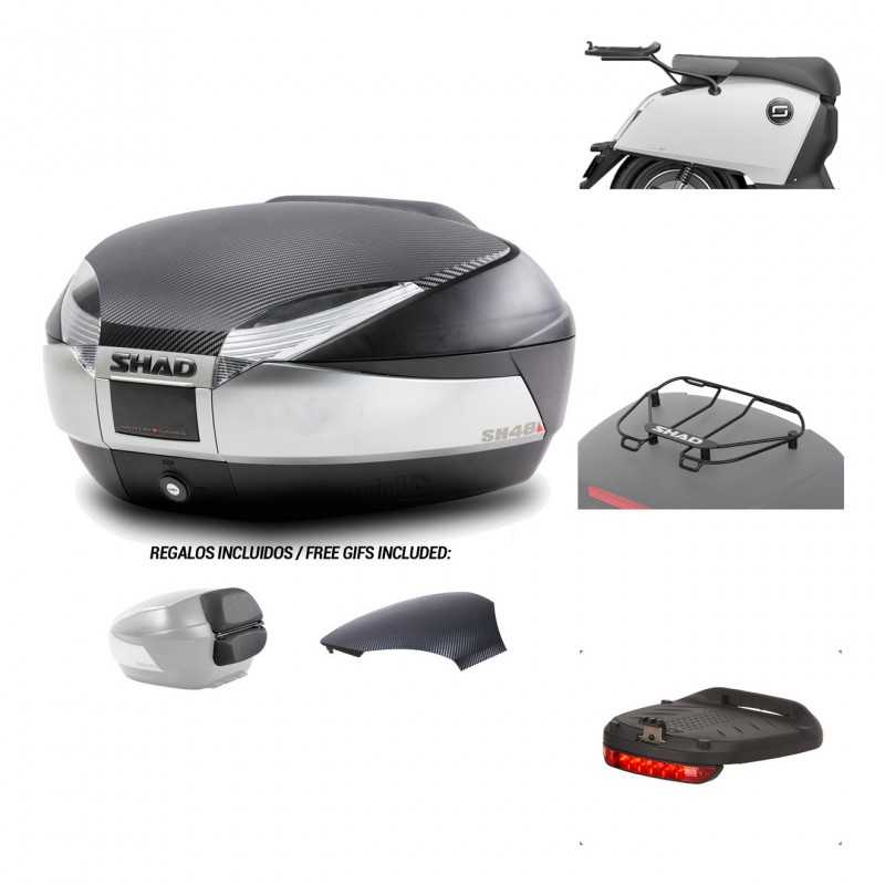 SHAD Baul trasero + herraje montaje accesorios SH48 KIT-180979