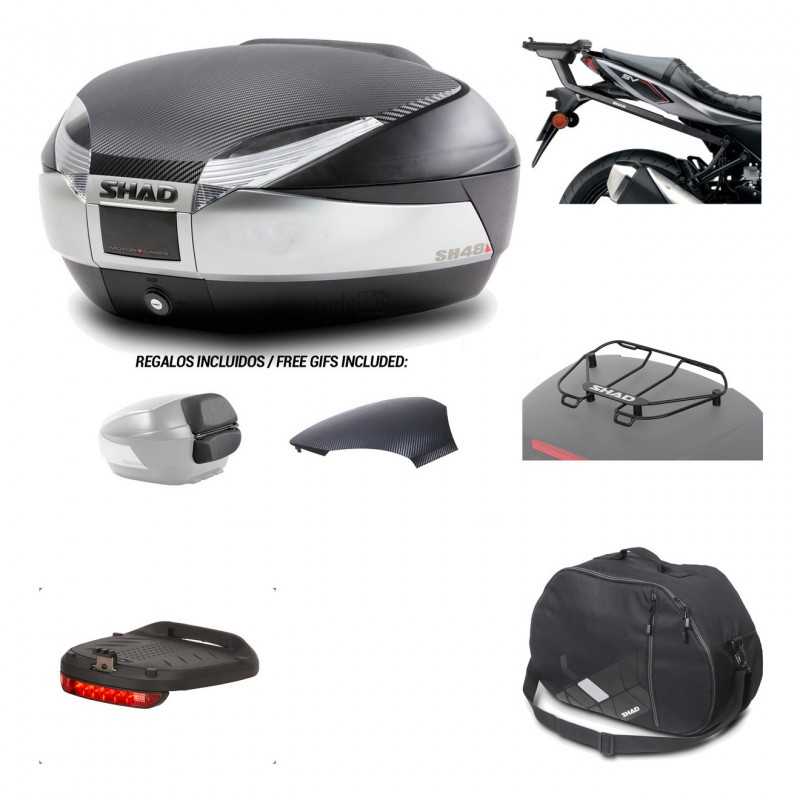 Rear trunk + mounting hardware + accessories  SH48