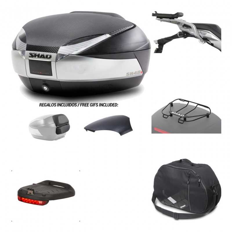 Rear trunk + mounting hardware + accessories  SH48