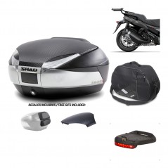 Rear trunk + mounting hardware + accessories  SH48