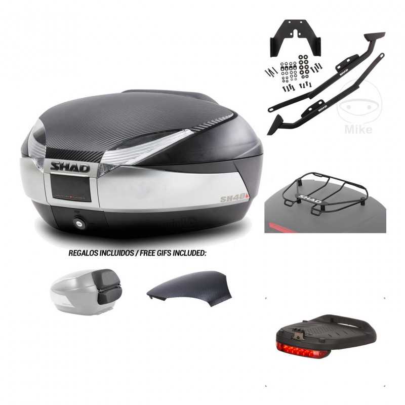 SHAD Baul trasero + herraje montaje accesorios SH48 KIT-180635