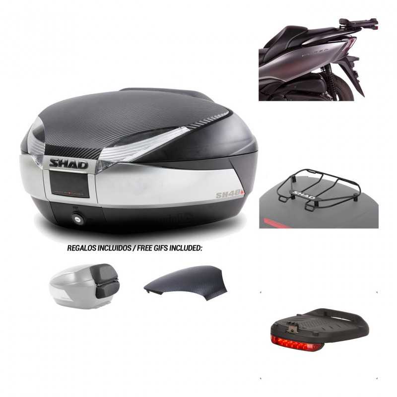 Rear trunk + mounting hardware + accessories  SH48