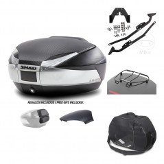 Rear trunk + mounting hardware + accessories  SH48