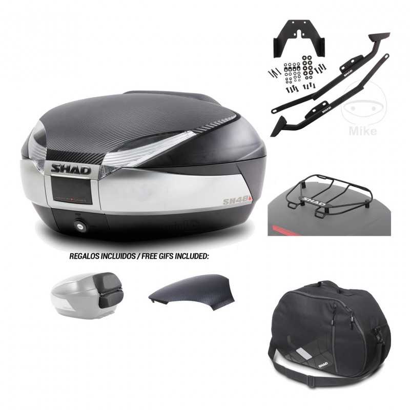 Rear trunk + mounting hardware + accessories  SH48