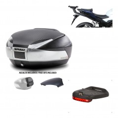 Back trunk + big top fitting + brake light  SH48