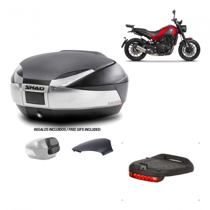 SHAD Baul trasero + herraje montaje luz de freno SH48 KIT-180687