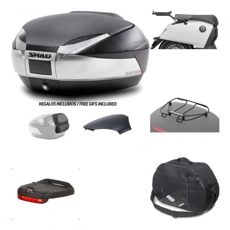 Rear trunk + mounting hardware + accessories  SH48