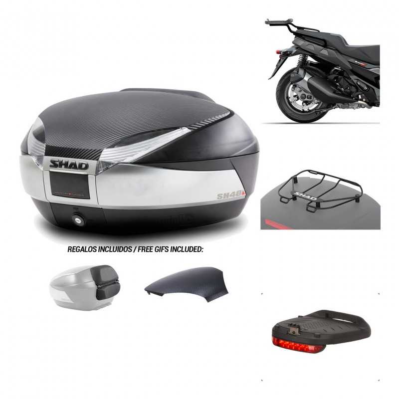 SHAD Baul trasero + herraje montaje accesorios SH48 KIT-180883