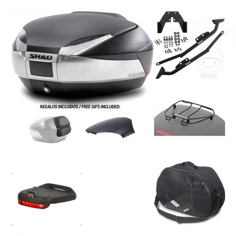 Rear trunk + mounting hardware + accessories  SH48