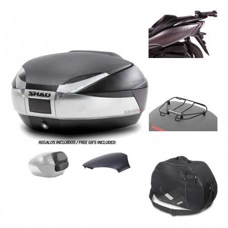SHAD Baul trasero + herraje montaje accesorios SH48 KIT-180934