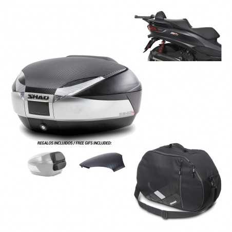 SHAD Baul trasero + herraje montaje bolsa interna SH48 KIT-180736
