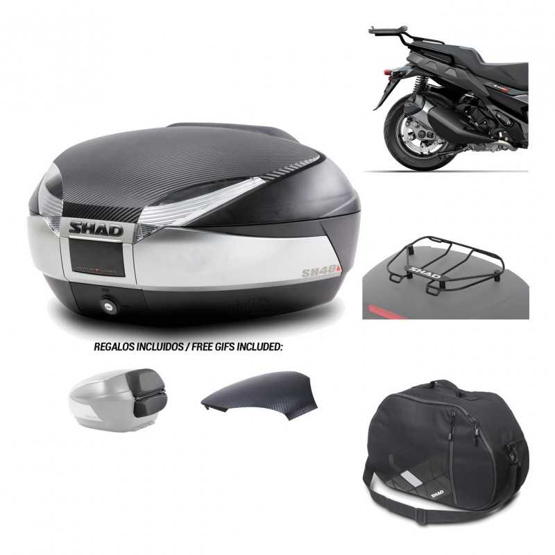 Rear trunk + mounting hardware + accessories  SH48