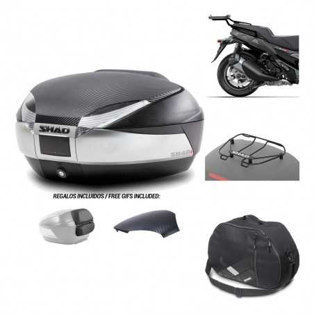 SHAD Baul trasero + herraje montaje accesorios SH48 KIT-180884