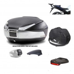 Rear trunk + mounting hardware + accessories  SH48