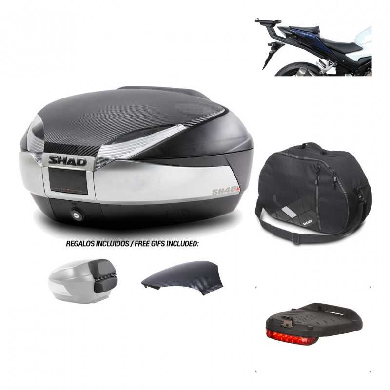 Rear trunk + mounting hardware + accessories  SH48