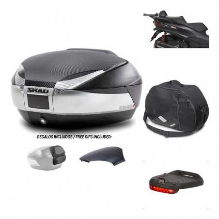 SHAD Baul trasero + herraje montaje accesorios SH48 KIT-180737