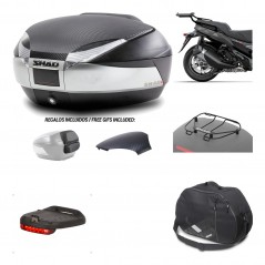 Rear trunk + mounting hardware + accessories  SH48